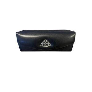 Maybach Eyeglass Case Black Leather OEM Luxury Glasses Case